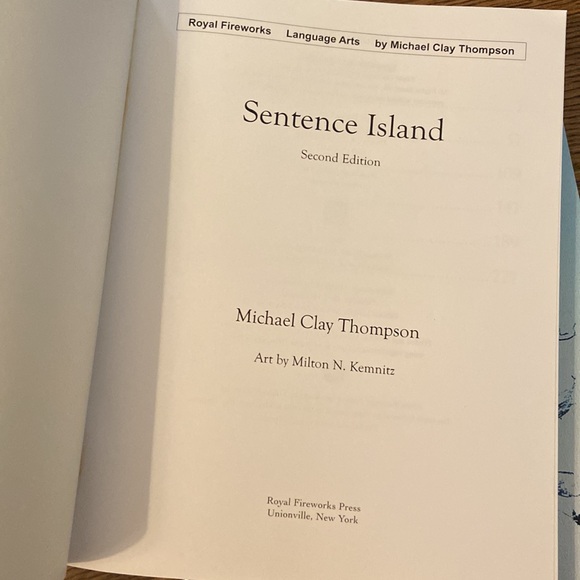 Sentence Island, student book and teacher manual - Picture 4 of 4